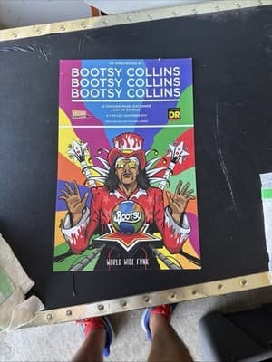 Lot of 3 Bootsy Collins, Charles White, The Bridge 2.1 Posters Lot Signed - Thumbnail 8