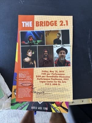 Lot of 3 Bootsy Collins, Charles White, The Bridge 2.1 Posters Lot Signed - Thumbnail 9