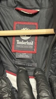 Timberland Thermo Fibre Puffer Jacket Black Women’s Size S Lightweight - Thumbnail 6