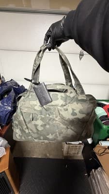 Eddie Bauer Camouflage Duffle Bag Gym Travel Carry On Camo One Size - Thumbnail 3