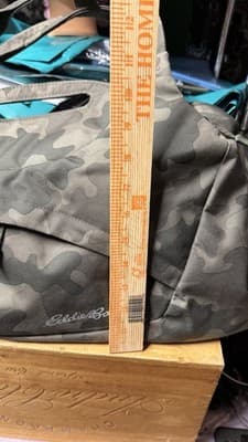 Eddie Bauer Camouflage Duffle Bag Gym Travel Carry On Camo One Size - Thumbnail 5