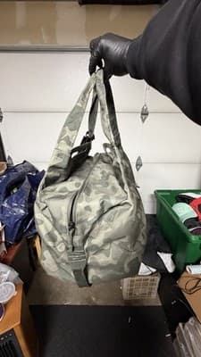 Eddie Bauer Camouflage Duffle Bag Gym Travel Carry On Camo One Size - Thumbnail 4
