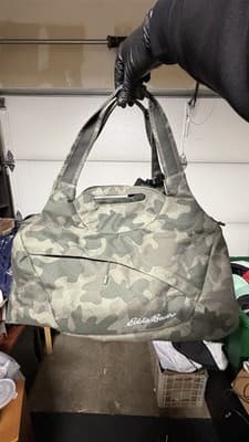 Eddie Bauer Camouflage Duffle Bag Gym Travel Carry On Camo One Size