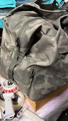 Eddie Bauer Camouflage Duffle Bag Gym Travel Carry On Camo One Size - Thumbnail 11