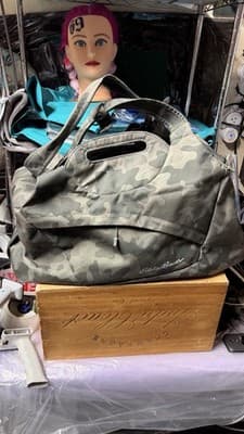 Eddie Bauer Camouflage Duffle Bag Gym Travel Carry On Camo One Size - Thumbnail 15