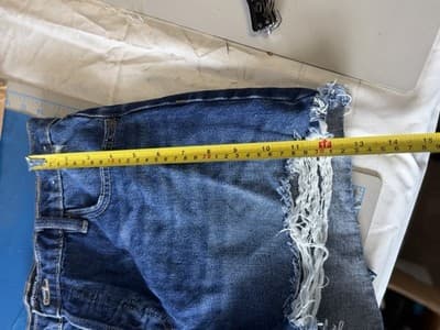 Calvin Klein Jeans Women’s Denim Distressed Cutoff Shorts Size 29 Blue - Thumbnail 5