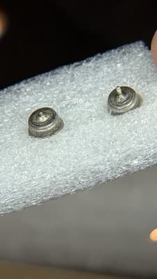 Vintage Cameo Style Stud Earrings Silver Tone Oval Lady Portrait - Thumbnail 6