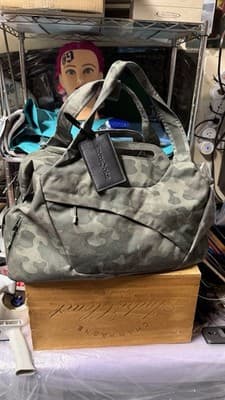Eddie Bauer Camouflage Duffle Bag Gym Travel Carry On Camo One Size - Thumbnail 12