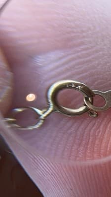 Vintage 1/20 14K GF Heart Pendant Necklace Clear Stones 18” - Thumbnail 11