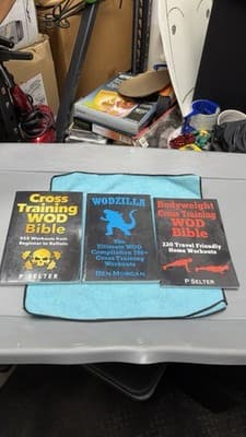 Cross Training WOD Bible Bodyweight Wodzilla Ben Morgan P Selter 3 Book Lot