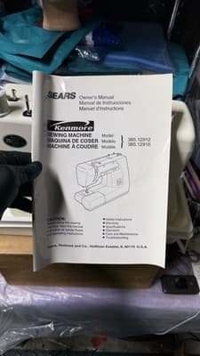 SEARS Kenmore 385.12912 Sewing Machine w/ Case & Manual No Pedal No Power Cord - Thumbnail 24