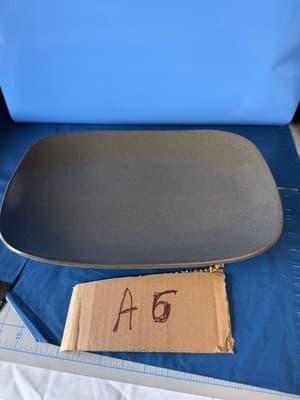 Pottery Barn Almond Square Plate Japan Stoneware Serving Platter