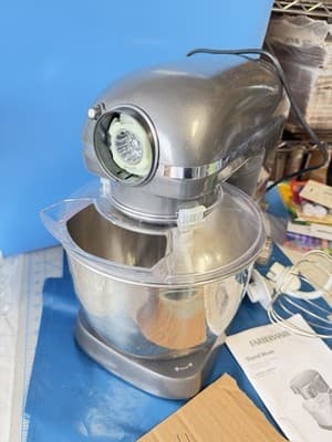 Vtg Farberware Stand Mixer Model 391 w/ Steel Bowl Beater Whip Manual -READ DESC - Thumbnail 4