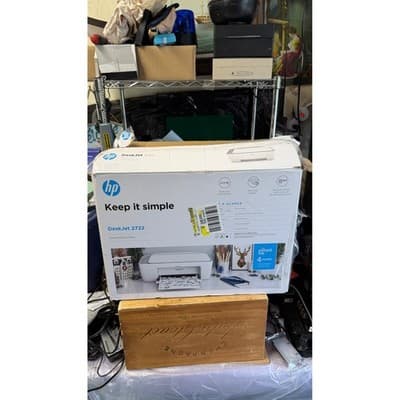 HP DeskJet 2700 All-in-One Wireless Color Inkjet Printer White Grey 7HC67A - Thumbnail 11