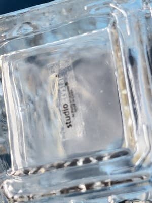 Studio Crystal Decanter 3 Glasses Stopper Whiskey Bar Set - Thumbnail 5