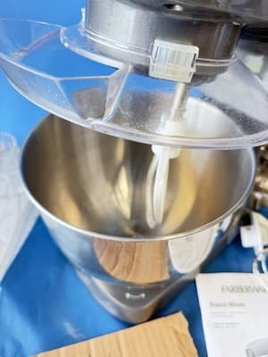 Vtg Farberware Stand Mixer Model 391 w/ Steel Bowl Beater Whip Manual -READ DESC - Thumbnail 3