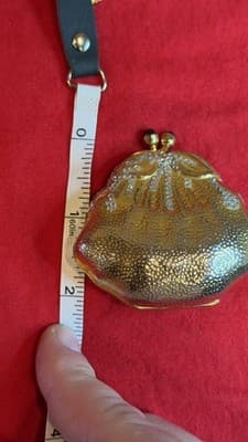 Judith Leiber Pill Trinket box Strawberry Fruit Swarovski Crystal Gold Vintage - Thumbnail 16