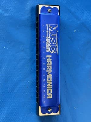 Imperial Blue Musical Notes Harmonica 2014 - Thumbnail 5