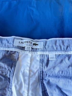 Lacoste White Bermuda Shorts Women’s US 36 Regular Fit Cotton Casual - Thumbnail 2