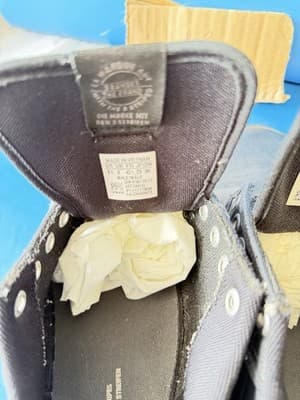 Adidas Stan Smith Slip On Black Leather Sneakers Men’s 9.5 - Thumbnail 6
