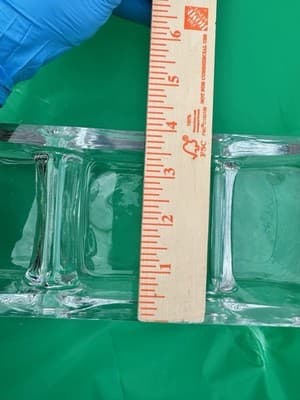 Glass Divided Serving Dish 3 Section Relish Tray Clear Appetizer Candy Tray - Thumbnail 6