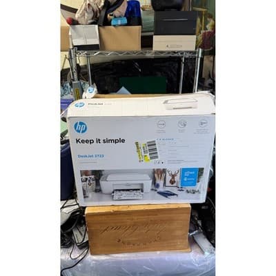 HP DeskJet 2700 All-in-One Wireless Color Inkjet Printer White Grey 7HC67A - Thumbnail 12