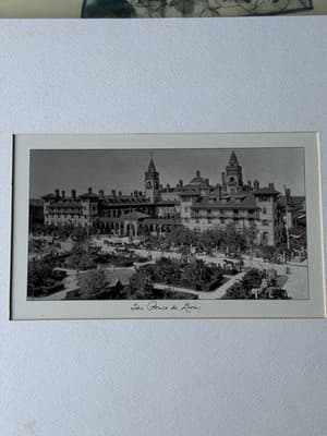Vintage Photograph of The Ponce de Leon Hotel, Framed, USA, 8x5 Inches - Thumbnail 3