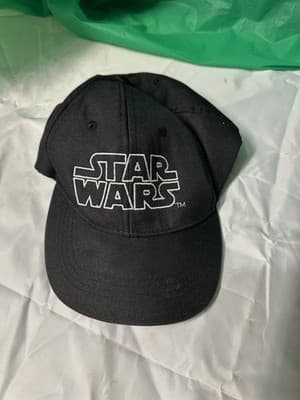 Star Wars Black Baseball Cap Embroidered Logo Adjustable Hat Adult