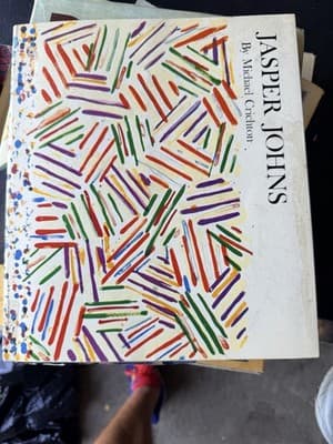 Jasper Johns Art Book Michael Crichton Modern Art Lithograph Pop Art