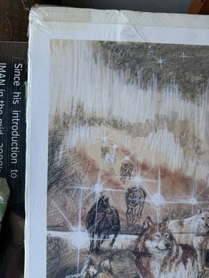 Michele Gauthier “Star Wolves” Native American Art 260/500 Signed COA - Thumbnail 9