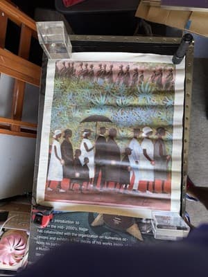 Ida Jackson Procession African American Art Certified Lithograph Canvas