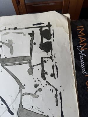 R. Gonzalez 1981 Abstract Expressionist Lithograph 87/90 Signed Chicago - Thumbnail 6