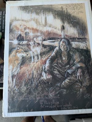 Michele Gauthier “Star Wolves” Native American Art 260/500 Signed COA - Thumbnail 12