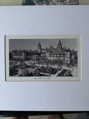 Vintage Photograph of The Ponce de Leon Hotel, Framed, USA, 8x5 Inches - Thumbnail 2