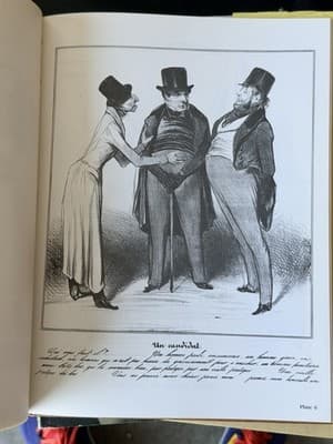 Honore Daumier Politicians Political Satire Art Book Vintage Lithographs - Thumbnail 5