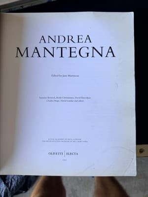 Andrea Mantegna Exhibition Catalog Met Museum Royal Academy Art Book - Thumbnail 4