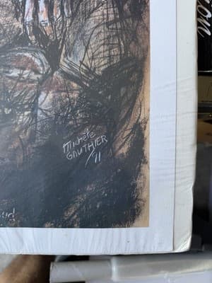 Michele Gauthier “Star Wolves” Native American Art 260/500 Signed COA - Thumbnail 3