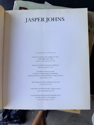 Jasper Johns Art Book Michael Crichton Modern Art Lithograph Pop Art - Thumbnail 10