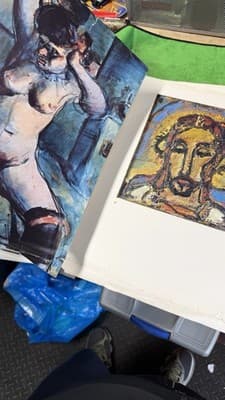 Giuseppe Marchiori Rouault Art Book Reynal & Company Vintage Art Book - Thumbnail 8