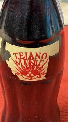 1996 Coca Cola Tejano Music Awards Sealed 8oz Bottle Full - Thumbnail 8