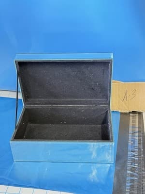 Blessed Mirrored Glass Jewelry Box Crystal Rhinestone Trinket Keepsake Box - Thumbnail 4
