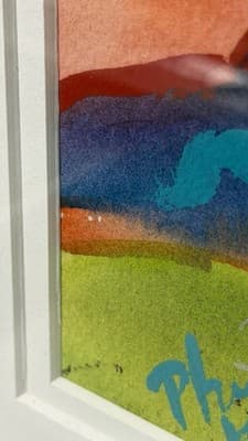Phyllis Kapp 1997 Signed Framed Southwest Landscape Print Wall Art - Thumbnail 14