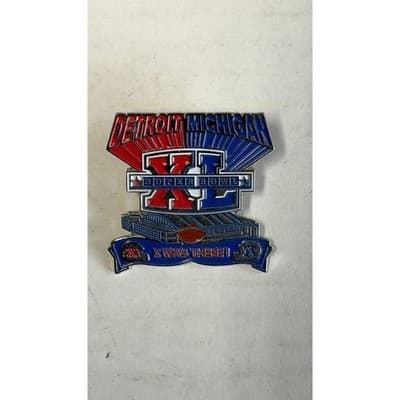 NFL Super Bowl XL Detroit Michigan 2006 I Was There Enamel Collector Pin PSG - Thumbnail 3
