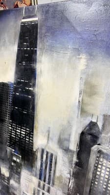 Chicago Shoreline Canvas Art by Kathleen Patrick 24x18 Cityscape - Thumbnail 5