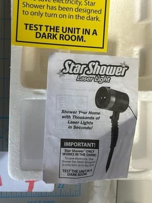 Telebrands Star Shower Laser Light Projector - Thumbnail 5