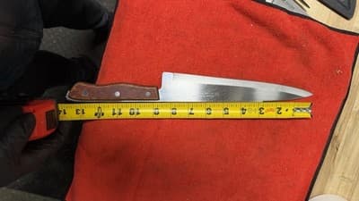 Vintage Japan Chef Knife 1087-6F Precision Hollow Ground 8” - Thumbnail 12