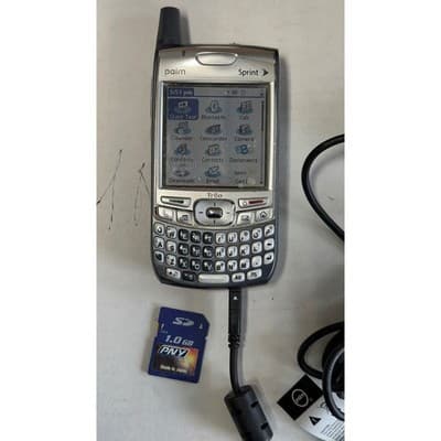 Palm Treo 700p Sprint Power Vision Smartphone PDA Silver Retro Bundle with Box - Thumbnail 7