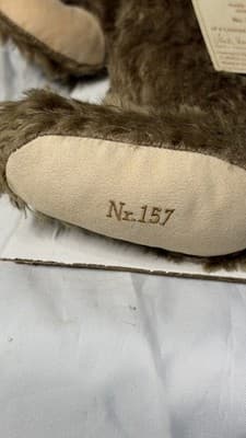 Biggi Metzel Gerry German Artist Bear Mohair 17” LE 157/250 - Thumbnail 4