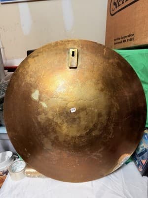 Crate & Barrel Metal Disc Wall Art, Large Decorative Wall Hanging – See Damage - Thumbnail 7