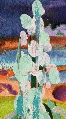 Phyllis Kapp 1997 Signed Framed Southwest Landscape Print Wall Art - Thumbnail 16